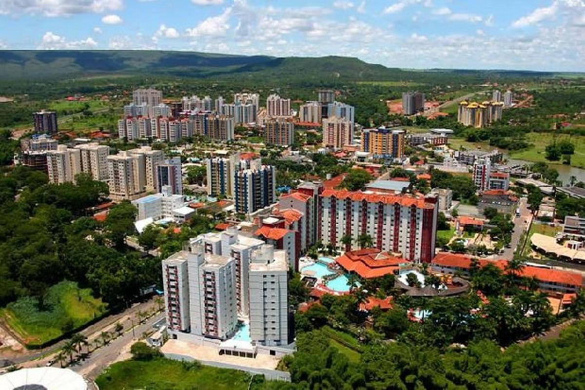 Thermas Place Suite Caldas Novas Com Piscinas Termais Extérieur photo